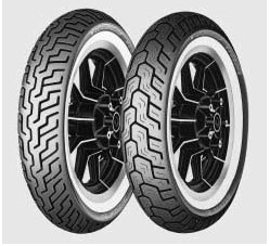 Dunlop D402 Touring Elite II Wide Whitewall Tires