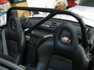 S2000 Bar with Welded Diagonal & Lowered Harness Bar w/ center console